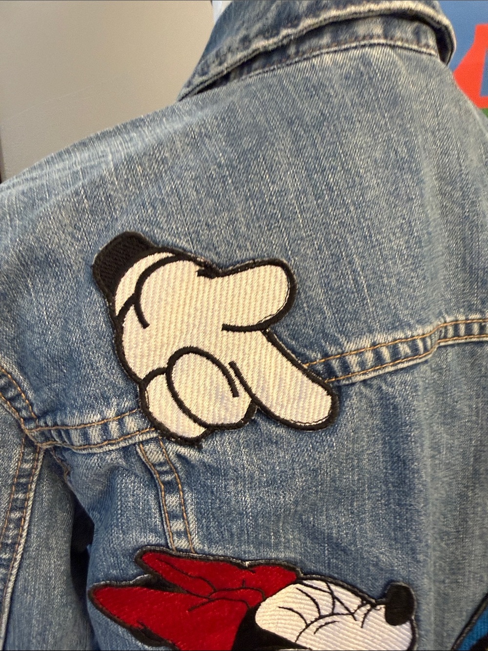 Rare Collectible Zara Trafaluc Denimwear Jacket with Disney Character Patches - Picture 6 of 13